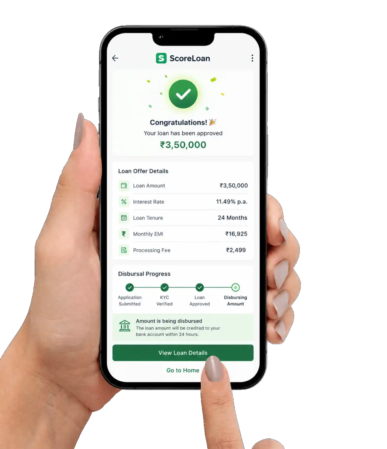 loan approved - scoreloan